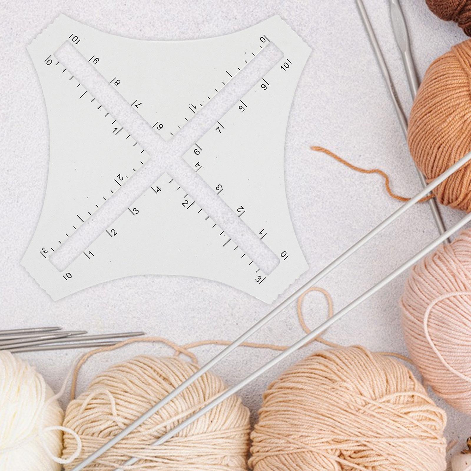 Sewing Gauge Ruler - Przezroczysta akrylowa linijka do pomiaru gęstości
