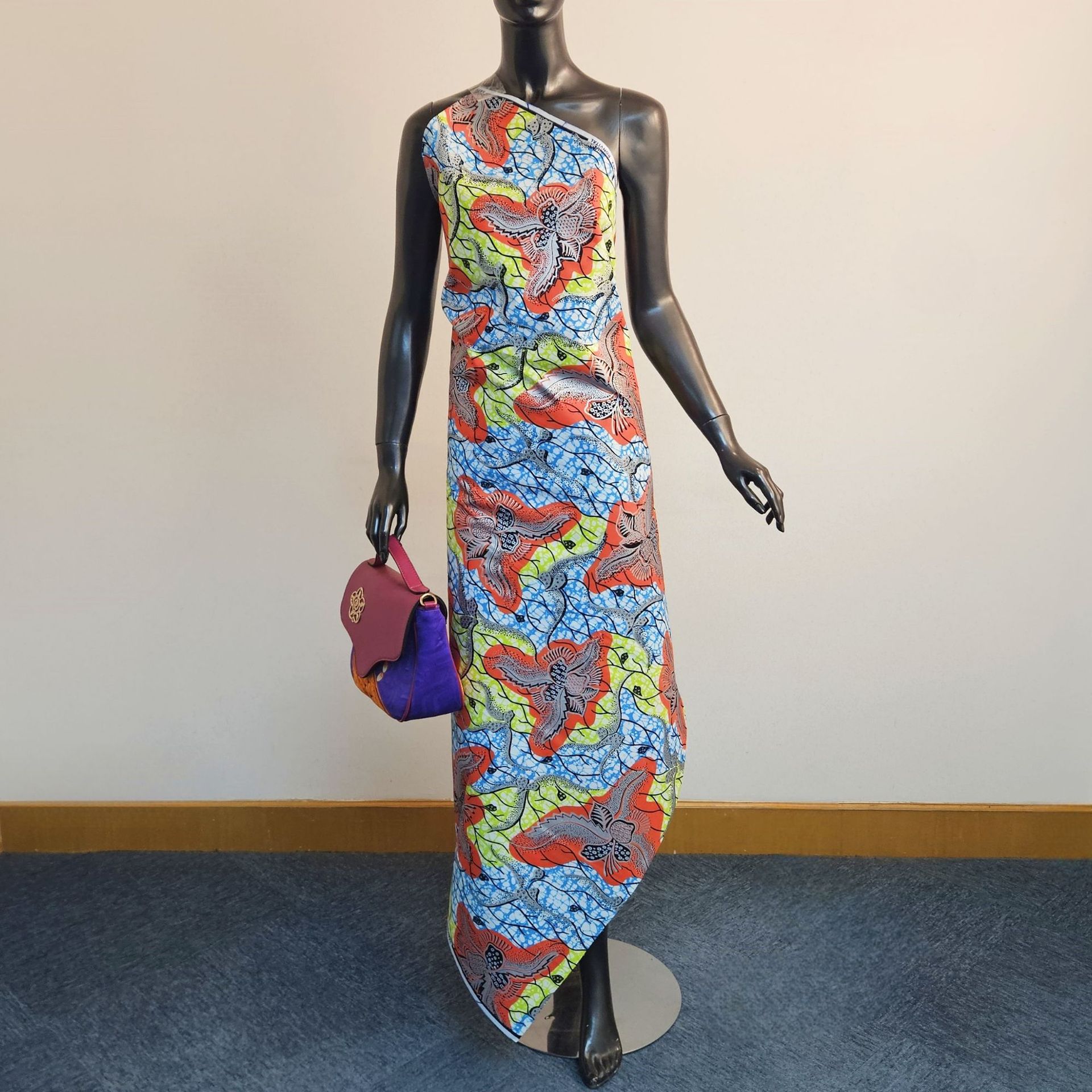 Sewing Batik Fabric - 6 jardów długa, wielokolorowa bawełniana tkanina