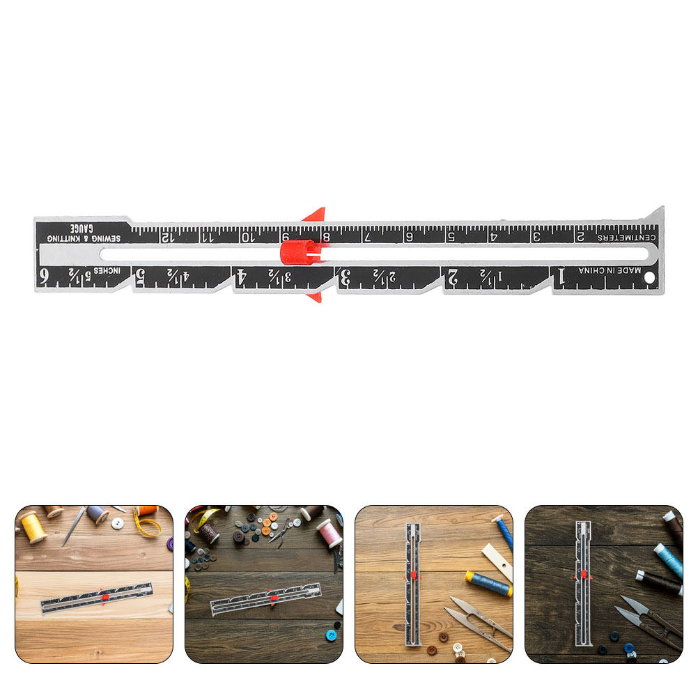 Sewing Gauge Ruler - 8-częściowy zestaw ergonomicznych linijek do szycia,