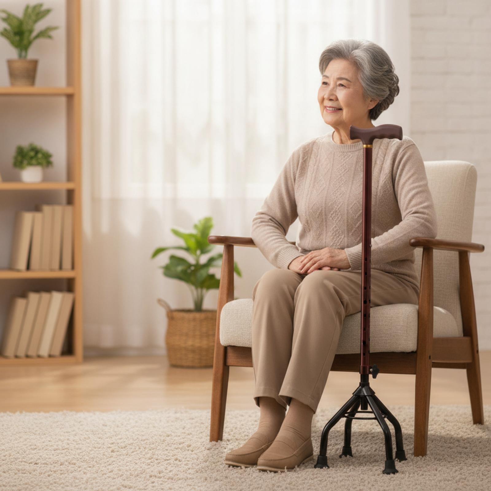 Ergonomiczny, regulowany kij d – Gripper Foot Walking recenzja i cena