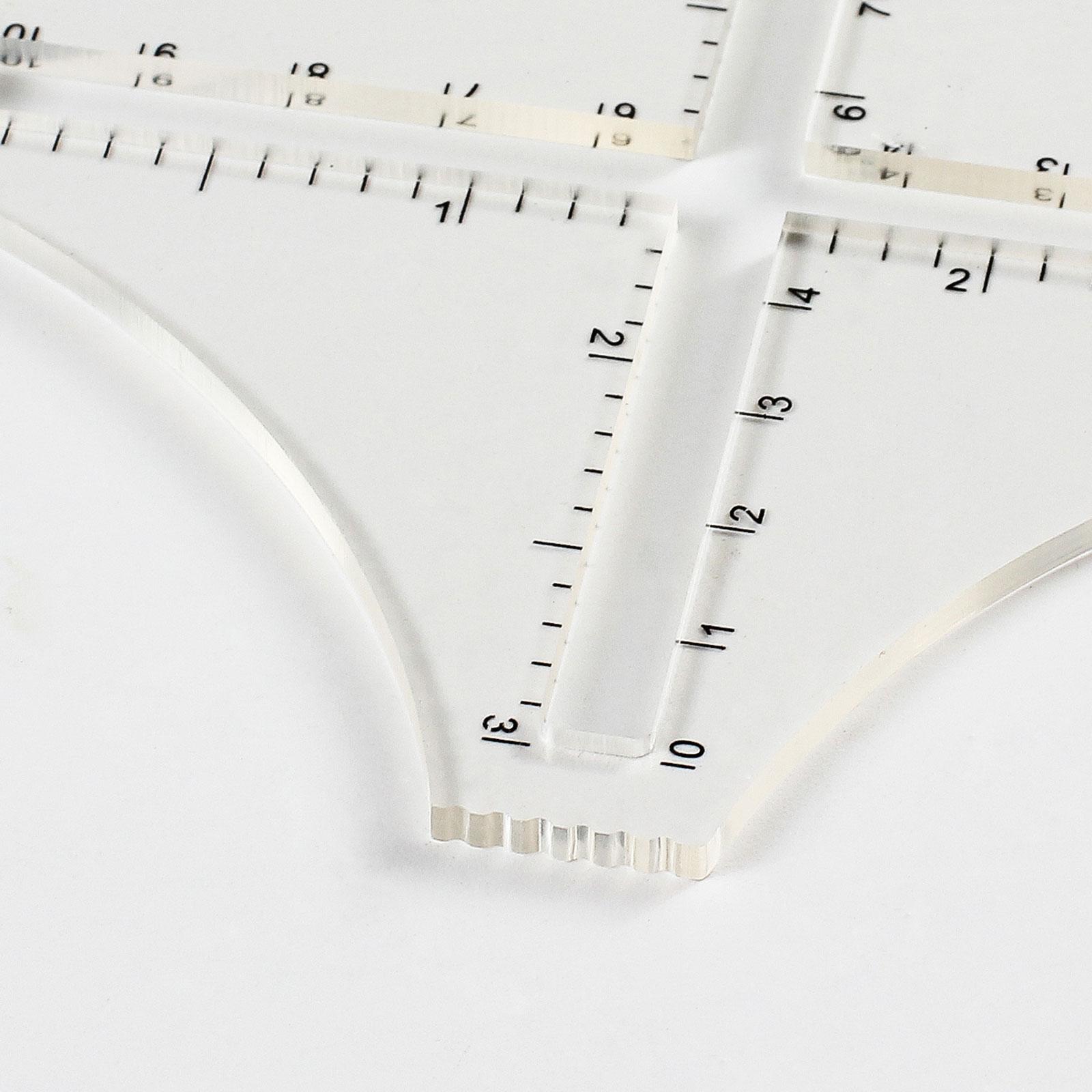 Przezroczysta akrylowa linijka – Sewing Gauge Ruler recenzja i cena