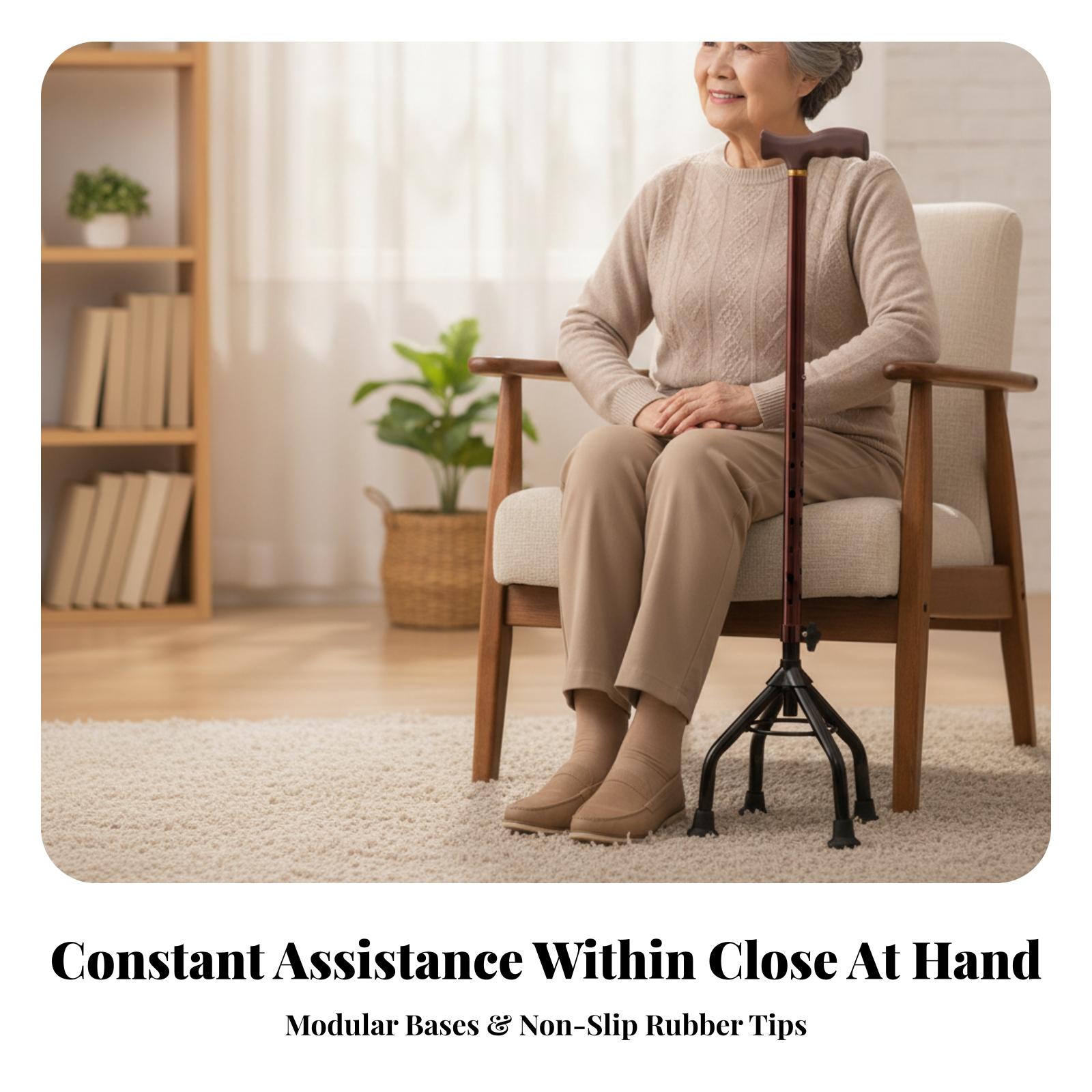 Ergonomiczna, regulowana laska – Gripper Foot Walking recenzja i cena