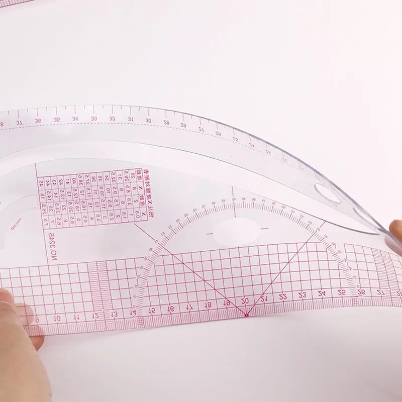 6 sztuk francuska linijka krzy – Sewing Gauge Ruler recenzja i cena
