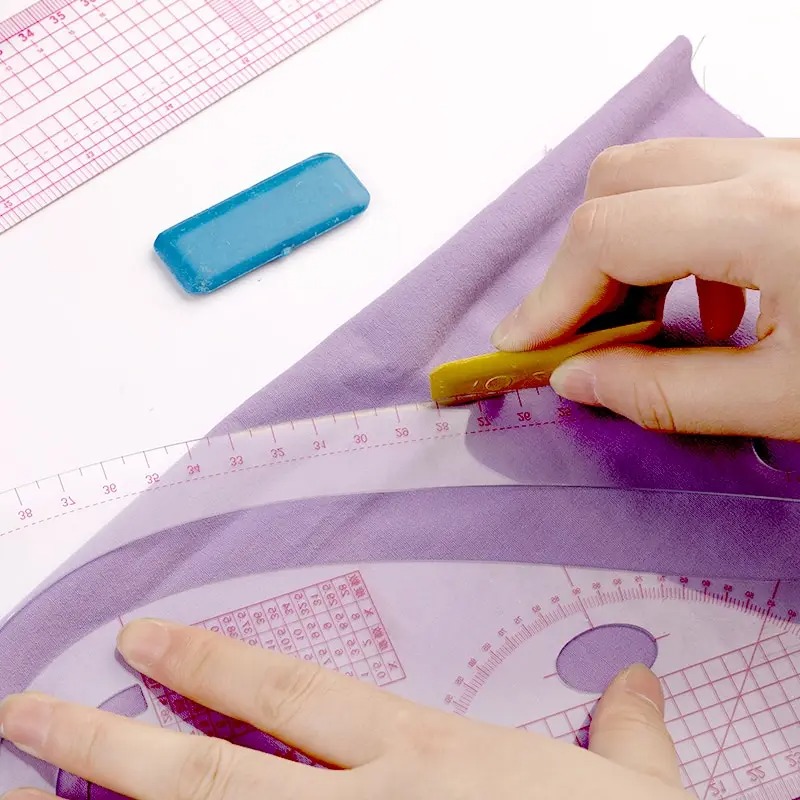 6 sztuk francuska linijka krzy – Sewing Gauge Ruler recenzja i cena
